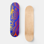 Blue Waves Skateboard (Voorkant)