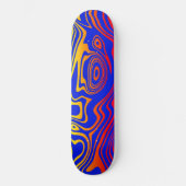 Blue Waves Skateboard (Voorkant)