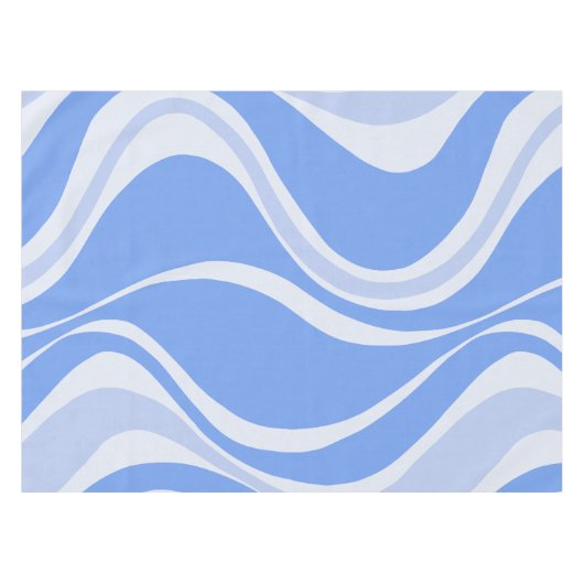 Blue Waves tafelkleed (Voorkant (Horizontaal))