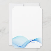 Blue Waves uitnodiging (Achterkant)