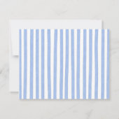 Blue Wavy Border gepersonaliseerde notitie Kaart Notitiekaartje (Achterkant)