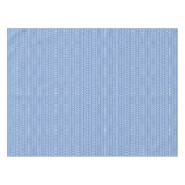 Blue Wavy Summer Pattern Rectangle Tafelkleed (Voorkant (Horizontaal))