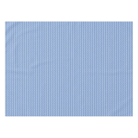 Blue Wavy Summer Pattern Rectangle Tafelkleed (Voorkant (Horizontaal))