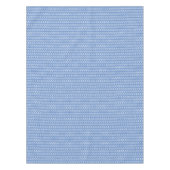 Blue Wavy Summer Pattern Rectangle Tafelkleed (Voorkant)