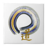 Blue Way, Zen Enso Tegeltje (Voorkant)