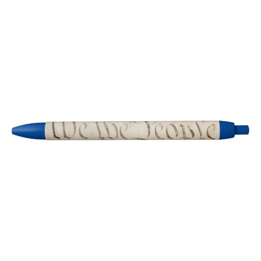 Blue We the People 250ste Jubileum zwarte inkt pen (Voorkant)