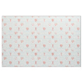 Blue Weathered Beach Ocean Coral Damask Stof (Yard (91,4 cm))