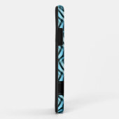 Blue Weave Abstract patroon iPhone 5 Hoesje (Achterkant/rechts)