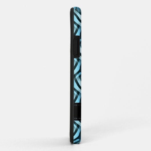 Blue Weave Abstract patroon iPhone 5 Hoesje (Achterkant/rechts)