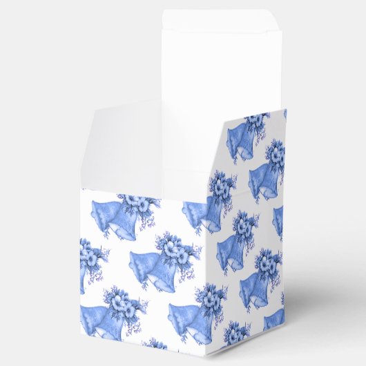 Blue Wedding Bells Bedankdoosjes (Geopend)