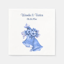 Blue Wedding Bells gepersonaliseerd