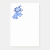 Blue Wedding Bells Post-it® Notes (Voorkant)