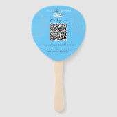 Blue Wedding Colors Spring Summer Wedding Colors Handwaaier (Achterkant)