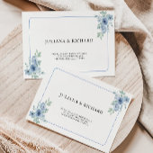 Blue Wedding Envelope Adres Sjabloon