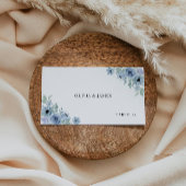Blue Wedding Place Cards Sjabloon