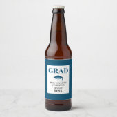 Blue Welcome Afstuderen Bier Etiket (Voorkant)