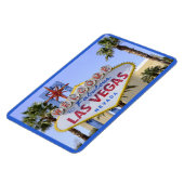 Blue Welcome Sign Nevada Las Vegas Magneet (Linkerzijde)