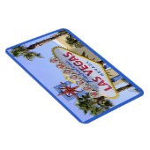 Blue Welcome Sign Nevada Las Vegas Magneet (Rechterzijde)