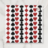 Blue Welkom bij Las Vegas Welkom Basket Wedding Bedankjes Labels (Achterkant)