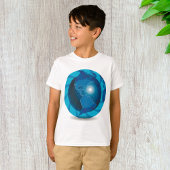 Blue Wereldbol Boys T-shirt