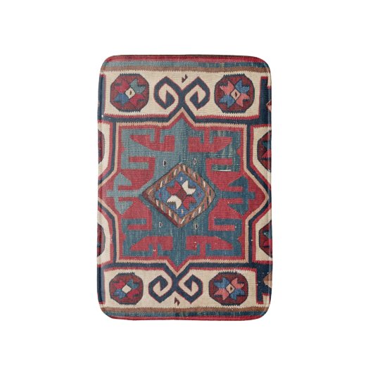 Blue Western Santa Fe Cowboy Style   Badmat (Voorkant Verticaal)