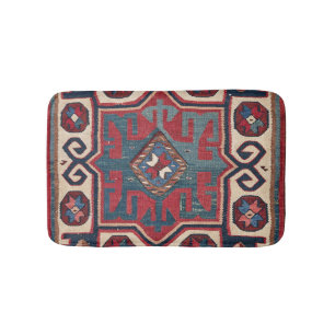 Blue Western Santa Fe Cowboy Style   Badmat