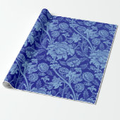 Blue Wey van William Morris Cadeaupapier (Uitgerold)