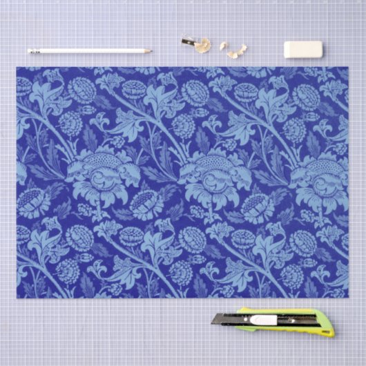Blue Wey van William Morris Tissuepapier (Craft)