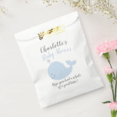 Blue Whale Baby shower Party Favor Tassen Bedankzakje (Gezegeld)