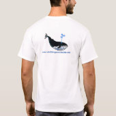 Blue WHALE - Bedreigde dieren - T-shirt (Achterkant)