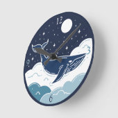 Blue Whale Dream Ronde Klok (Hoek)