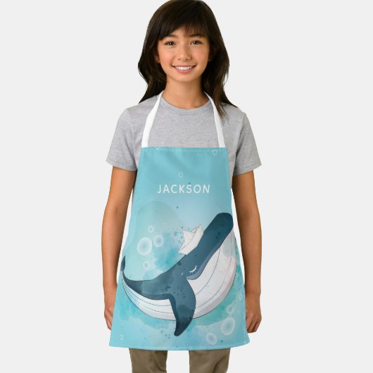 Blue Whale gepersonaliseerd Schort (Insitu)
