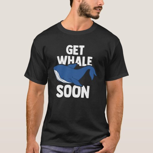 Blue Whale Marine Mammal & Whale Watching T-shirt (Voorkant)