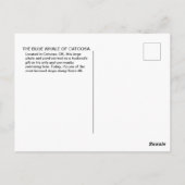 Blue Whale of Catoosa Route 66 Postcard Briefkaart (Achterkant)