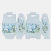 Blue Whale onder het Zee Boy Verjaardagsfeest Bedankdoosjes (Ongevouwen)