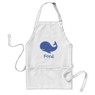 Blue Whale Personalized Apron Standaard Schort