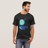 Blue Whale Pun Marine Mammal & Whale Watching T-shirt (Voorkant volledig)