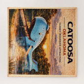 Blue Whale Route 66 Wegavontuur Legpuzzel (Horizontaal)