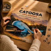 Blue Whale Route 66 Wegavontuur Legpuzzel