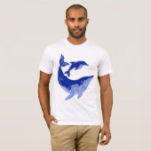 Blue Whale T-shirt ontwerp (Voorkant volledig)