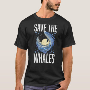 Blue Whale Tail Humpback Whales citeert net Anima T-shirt
