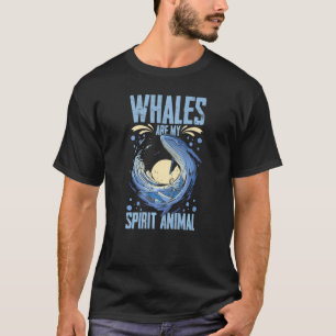 Blue Whale Tail Humpback Whales citeert net Anima T-shirt