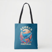 Blue Whale Watching op de Azoren Tote Bag (Voorkant)