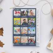 Blue What A Year Review 12 Photo Collage