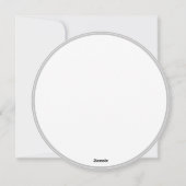 Blue Wheel Steampunk Gelukkige Verjaardag Groet Feestdagenkaart (Achterkant)