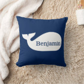 Blue Whimsical Personalized Children's Kussen (Deken)