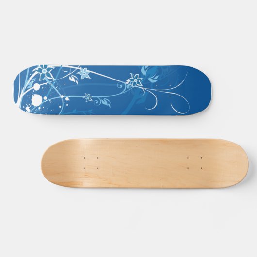 Blue Whimsy Skateboard (Horizontaal)