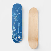 Blue Whimsy Skateboard (Voorkant)