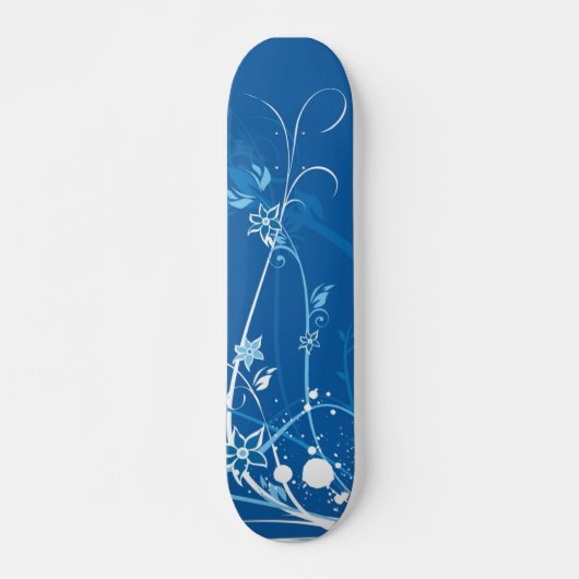 Blue Whimsy Skateboard (Voorkant)