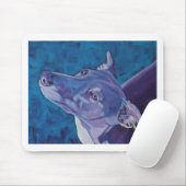 Blue Whippet Muismat (Met muis)